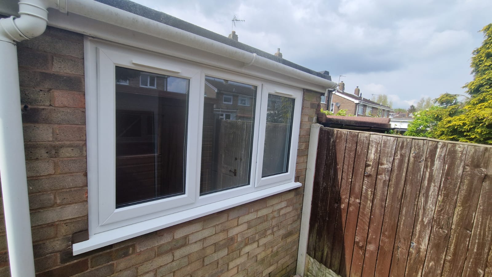 Garage conversion UPVC window